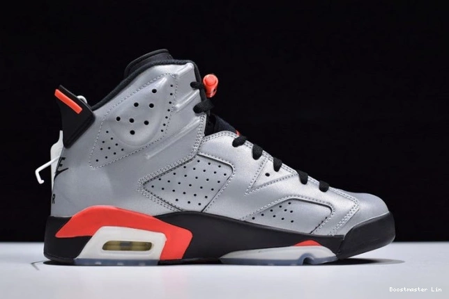 Boostmaster lin Air 3M Jordan 6 JSP Reflective CI4072-001 Infrared 0804